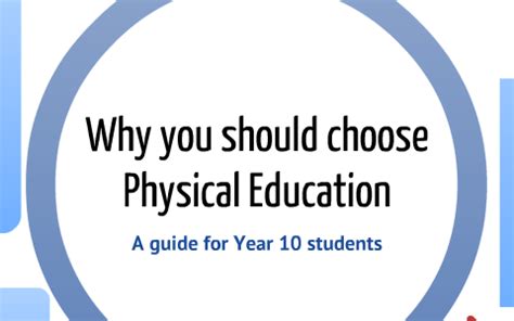 Why Did You Choose Physical Education: A Leap into the World of Endless Possibilities